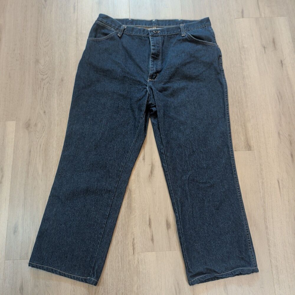 Bulwark FR Mens Size 38/26 Blue Denim Work Jeans Heavyweight PEJ2DD5 Hemmed